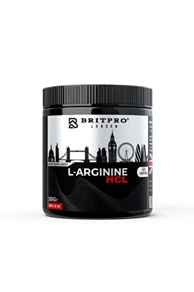 Britpro L-Arginine HCL, 300g - High Purity Powder - Supports Nitric Oxide Pro...