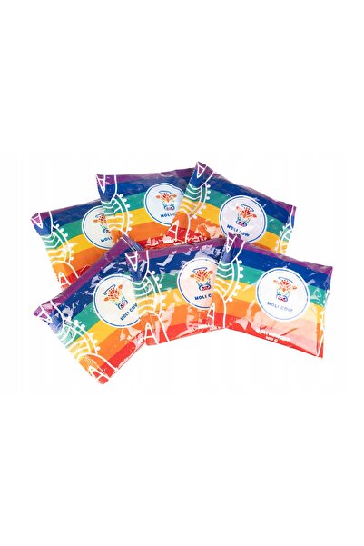 zola Set de culori pudră, 6 culori, Holi, greutate per geantă 100 g