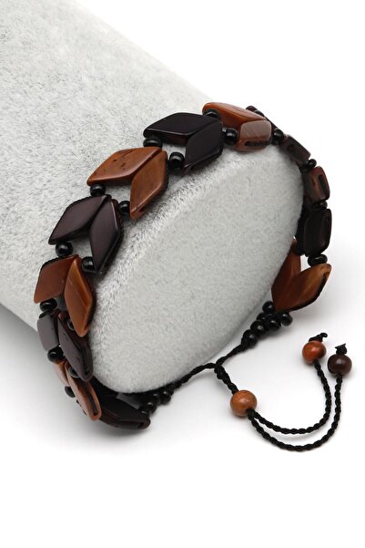 Alibaba Doğaltaş Kuka Makrome Örme Bileklik - BMK-676