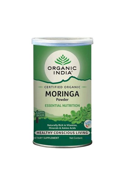 Organic India Organic Moringa Leaf Powder Green Superfood Health Powder (100g)