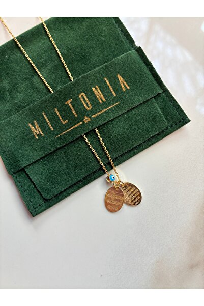 Miltonia 925 Ayar Gümüş Nazar Duası & Ayetel Kürsi Dualı Kolye