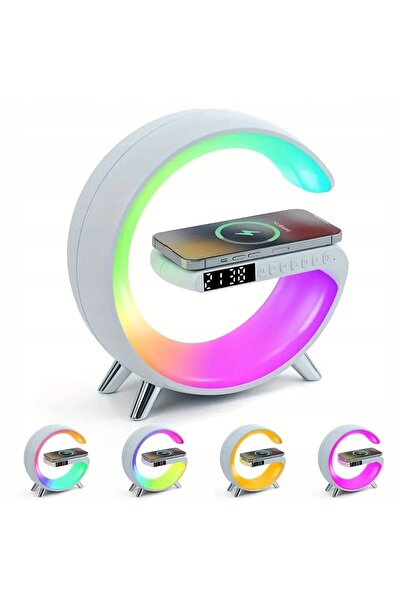 zola RGB LED night light with wireless charging, clock, alarm, Bluetooth, 22....
