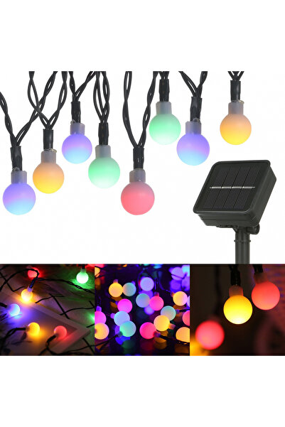 UBX Ηλιακή γιρλάντα 7 m, 50 LED, 8 λειτουργίες, IP44, πολύχρωμη