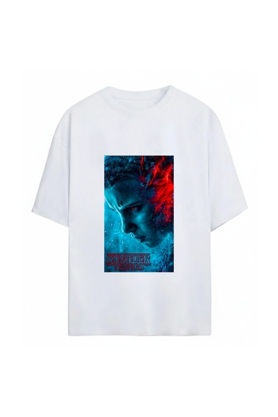 SVART WEAR Serija Stranger Things, unisex majica sa štampanim motivom, 100% p...