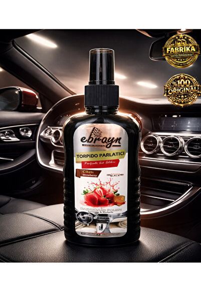 Ebrayn Premium Çilek Kokulu Oto Araç Süt Silikon Torpido Parlatıcı 200ml