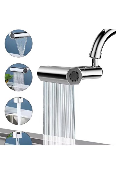 zola Аератор за мивка с 4 режима, пестене на вода 70%, 8 бара, 13x12.5 см, ср...