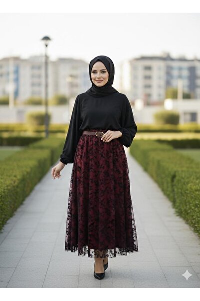 Gülsoy GÜLSOY- DANLELLİ ETEK ASTARLI ŞIK GÜNLÜK YENİ SEZON