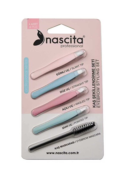 nascita Profesyonel Cımbız & Kaş Maskarası Seti 5'li