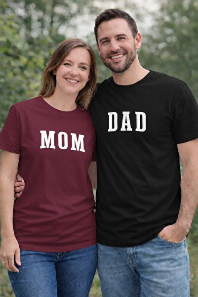ŞapkaMania Unisex Mom Dad Family T-Shirt Set