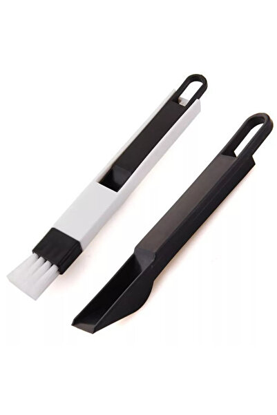 zola 2in1 cleaning brush with bristles, for joints and corners, 17x2 cm, blac...