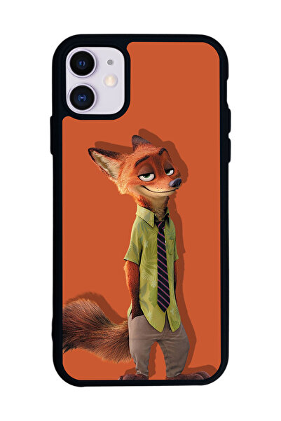 BGAKSESUAR iPhone 11 Uyumlu Zootropolis Tasarımlı Glossy Premium Kılıf