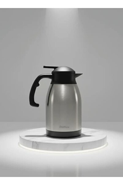 TRENDHOMES Premium Paslanmaz Çelik 2 Lt Piknik Kamp Ofis Çay Kahve Termosu