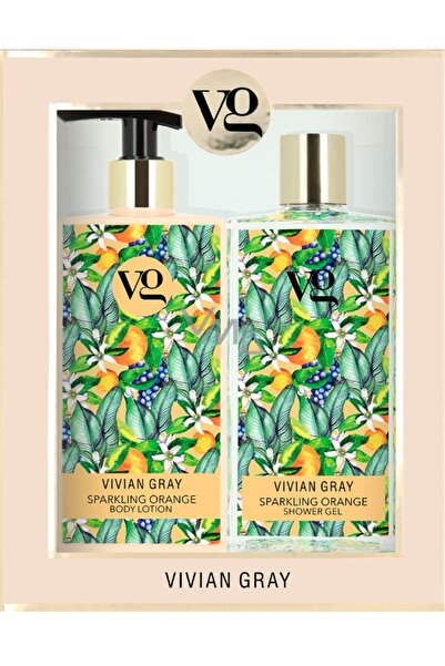 Vivian Gray Set Vivian Gray: Gel de duș Sparkling Orange, curățare și hidrata...