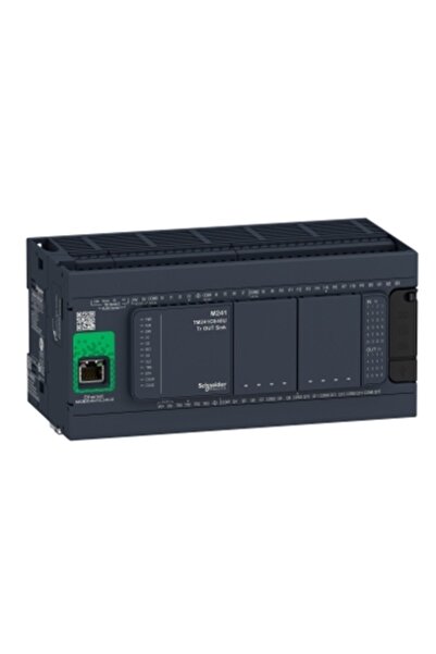 Schneider Electric وحدة تحكم TM241CE40R M241 مع 40 منفذ ريليه وإيثرنت