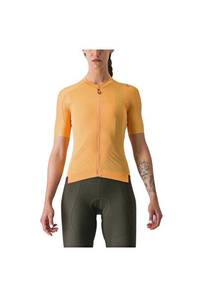 Castelli Tricou ciclism dama Espresso-Portocaliu-M