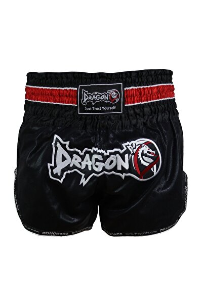 Dragondo Mt3077 Muaythai Shorts - Kick Boxing Shorts Black