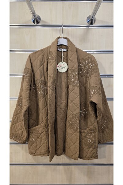 Park Moda Women's Jacket with Sequin Embroidery