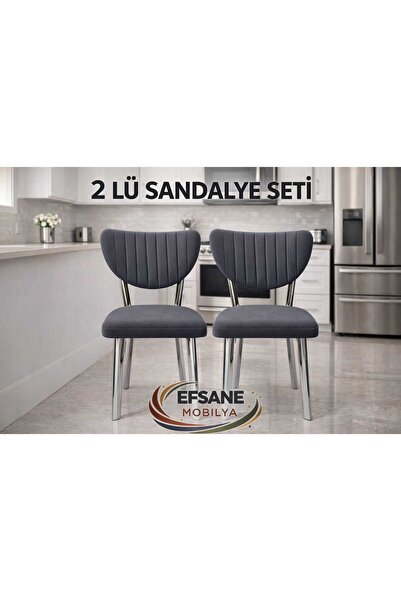 Efsane i.E.G ELMA SANDALYE 2 ADET MUTFAK YEMEK ODASI SALON BALKON BAHÇE OTEL ...