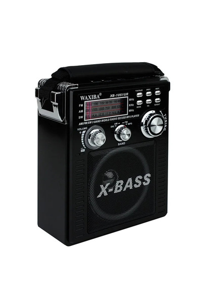 AT Performance Portable AM/FM/SW Radio with Bluetooth, MP3, USB/TF and Flashl...