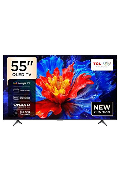 TCL تلفزيون ذكي 55 بوصة بتقنية QLED 4K UHD P8K
