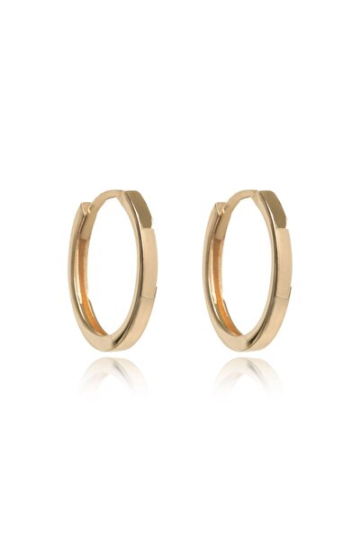 BERK MÜCEVHERAT 14 Ayar Altın Halka Model Çocuk Küpe