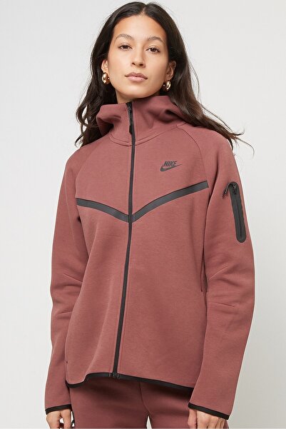 Nike Tech Fleece Full Zip Women Windrunner Hoodie Kapüşonlu Fermuarlı Kadın S...