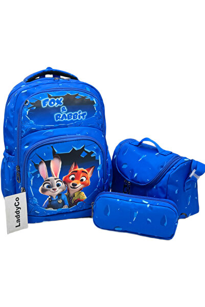 LaddyCo Boy's Primary School Bag Waterproof Fabric Thermal Lunch Bag and Pen ...