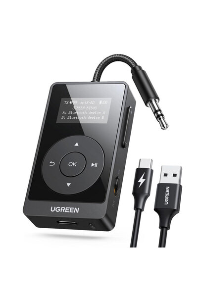 Ugreen Bluetooth Audio Transmitter Adapter 5.3 Ugreen, Black
