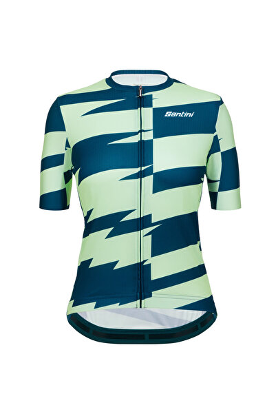 Santini Women's cycling jersey Furia Smart-Green-S