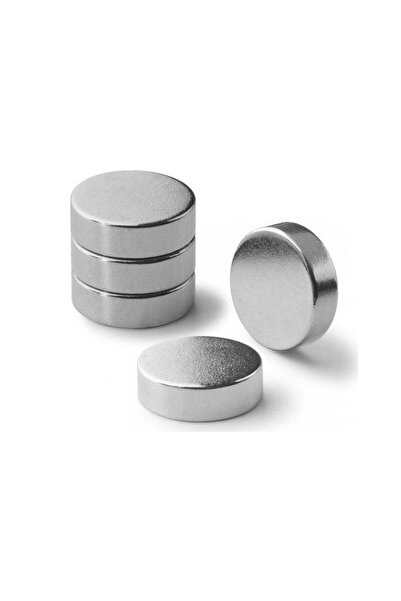 Mıknatıs AVM Ø8x5 mm Neodimyum Yuvarlak Disk Mıknatıs (10 Adet Set)