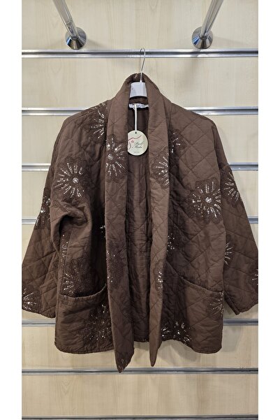 Park Moda Women's Jacket with Sequin Embroidery