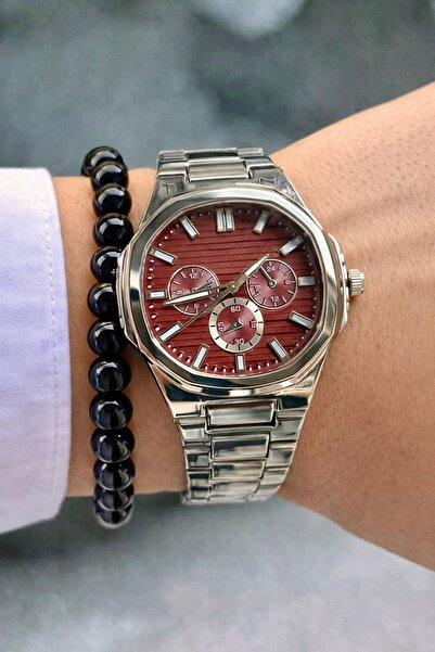 Tisaati Premium Luxury Eşref Tek Special Design Series Metal Cord Men's Wrist...