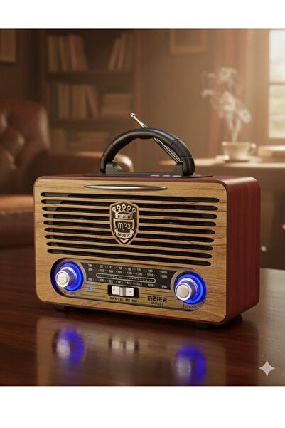 Tastech ŞARJLI NOSTALJİK RETRO RADYO SD KART USB BLUETOOTH FM RADYOLU TAŞINAB...