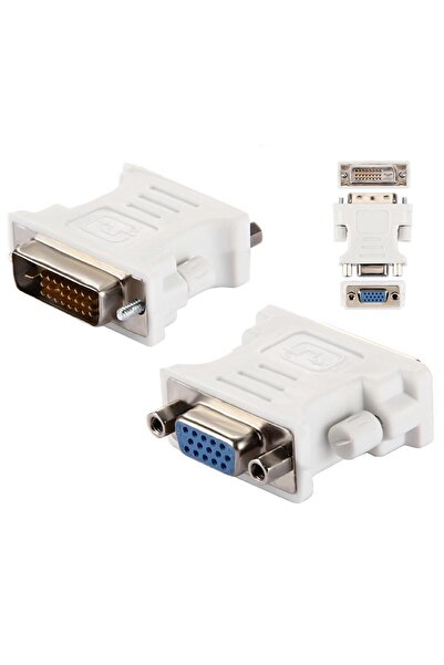 zola Adaptor DVI - VGA, T-M, 24 +1 pini, VGA 15 pini, alb