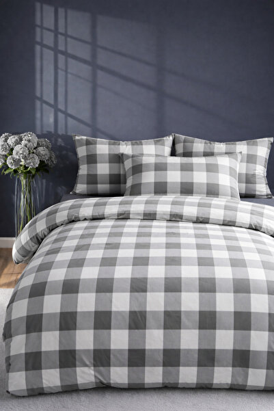 İQON Double Duvet Cover Set Pöti̇kare Setçi̇ft