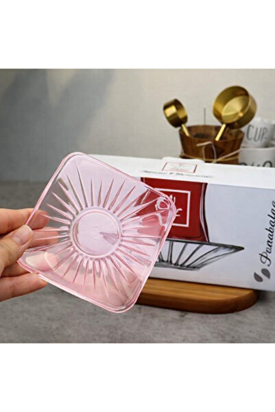 Paşabahçe 6 lı Çizgili Çay Tabağı