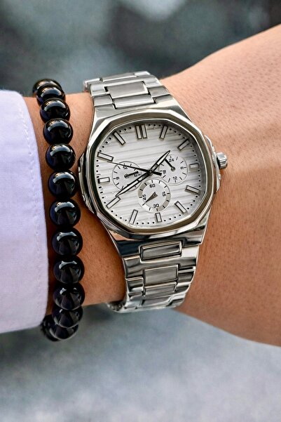 Tisaati Premium Luxury Eşref Tek Special Design Series Metal Cord Men's Wrist...