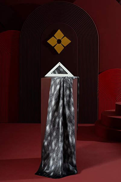 JAWEL شال ناعم بنمط الغزال للنساء