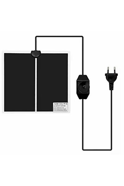 zola Terarium heater, plastic, 230V, 14 W, 28X28 cm, IR 8-15 µm, black