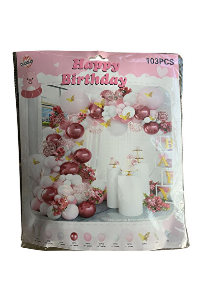Your Baby Store Pink arch balloon set, 103 pieces