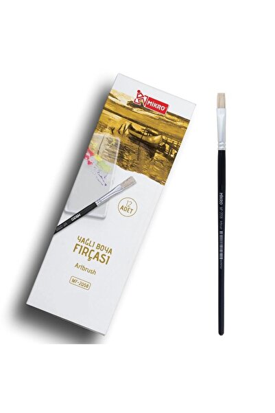 Mikro Oil Paint Brush No:4 Pieces