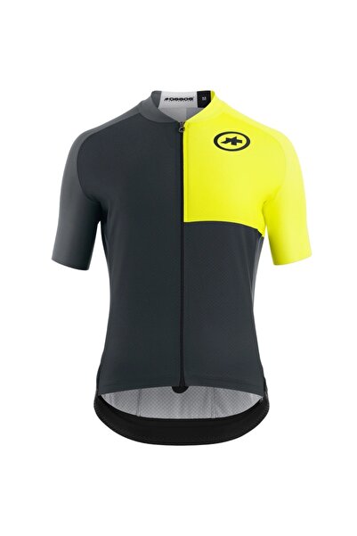 Assos Men's cycling jersey Mille GT C2 Evo Stahlstern-Lime/Black-S