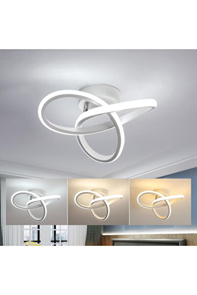 Dotail Plafonieră LED Goeco, 30W, 3375 lm, Ø30 cm, lumină reglabilă 3 culori ...