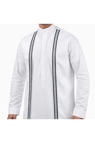 Aktham Aktham summer embroidered men's sedari