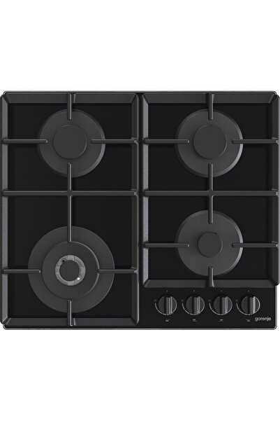 Gorenje GTW641EB Built-in Hob, Gas, 4 Burners, Wok, Black