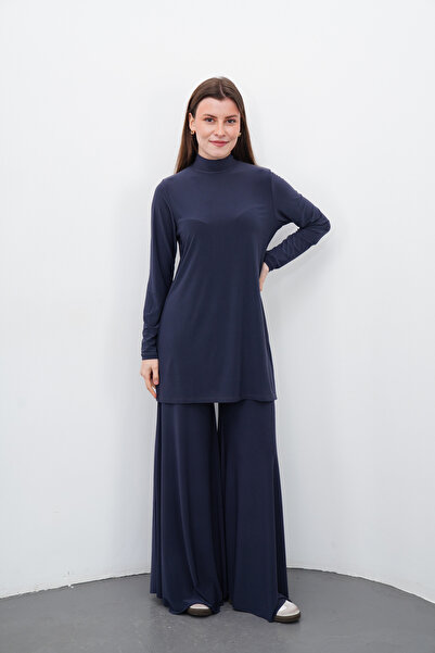 penyebizden Maxi Tunic & Pants Set-Smoked