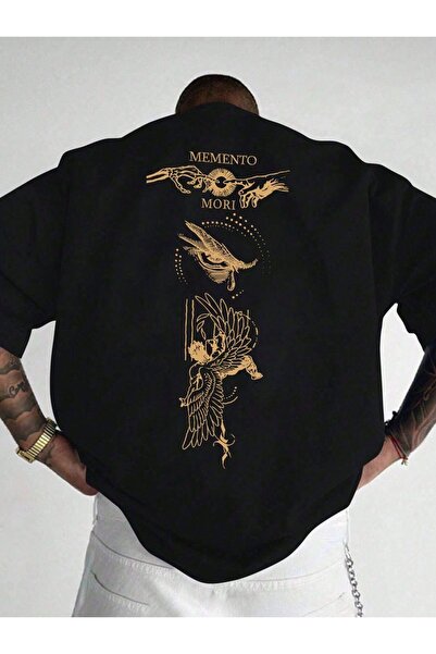 ZEMLİYA Υπερμεγέθη μπλουζάκι με γραφικό σχέδιο – Casual streetwear με άνετη ε...