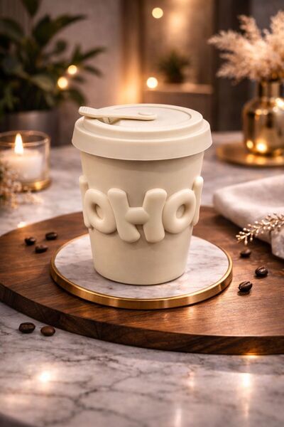 YzHome Acar Porcelain Mug Cup with Silicone Cover Coffee Tea Office Cup 400ml