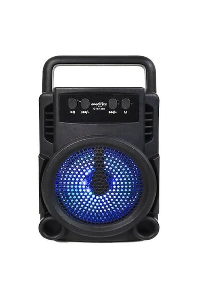 SHOPPINO Portable Speaker GTS 1360 with RGB LED and Transport Handle