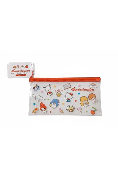 SANRIO Characters Glitter Pouch Fermuarlı Şeffaf Kalem Kutusu